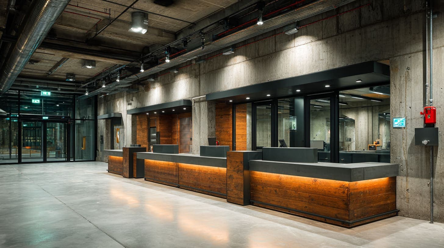 Einlass- und Empfangsbereich einer großen Wiener Eventlocation