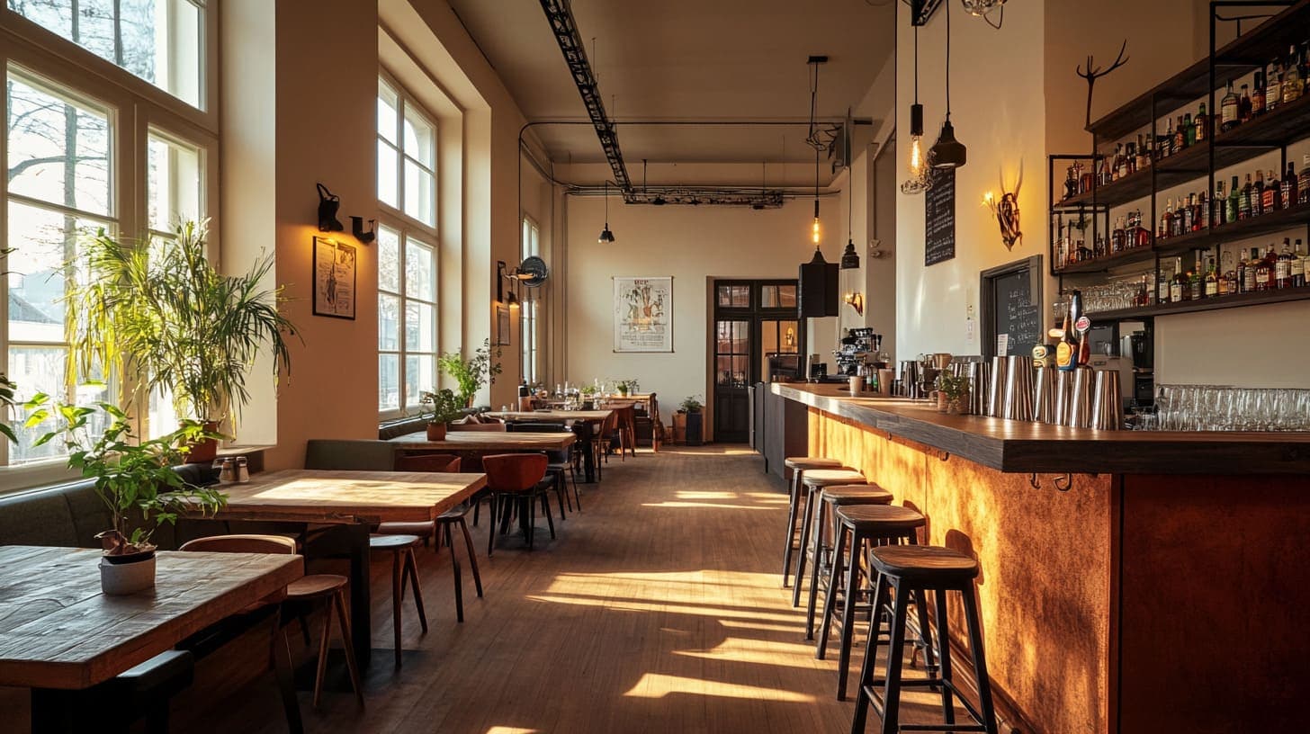 Mietbare Eventlocation in Wien mit Bar und flexibler Fläche