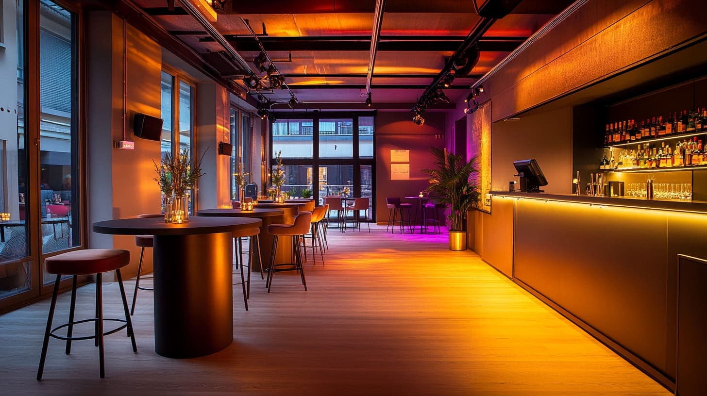 Mietbare Eventlocation in Wien mit Bar und offenem Setup