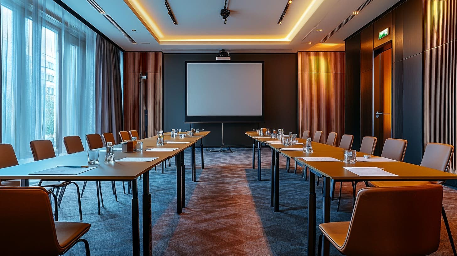 Flexibler Veranstaltungsraum in Wien mit Workshop- und Networking-Setup